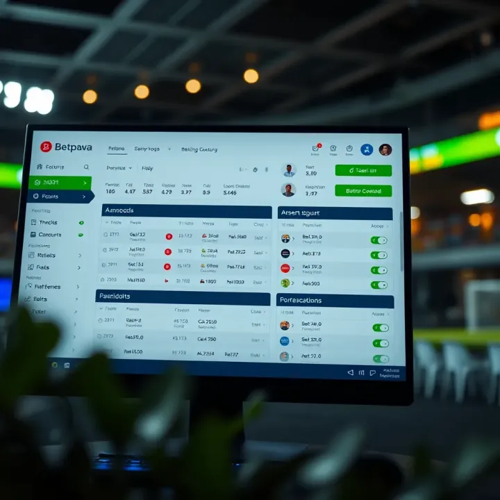 Admin dashboard interface displaying user account management and betting controls
