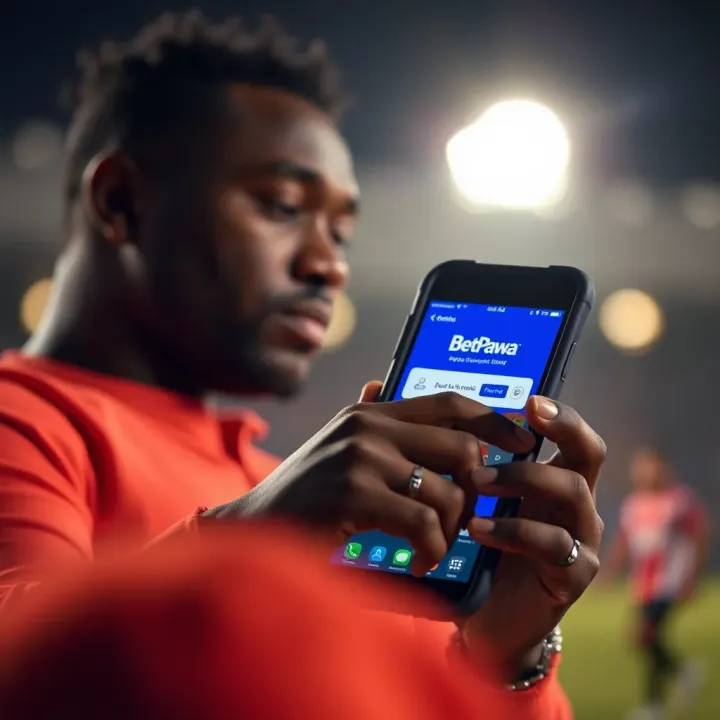 User interacting with mobile phone showing troubleshooting tips for app login issues