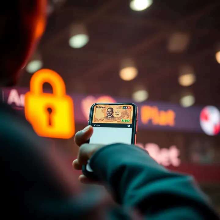 Secure payment transactions within BetPawa app illustrating quick and safe Nigerian Naira transfers