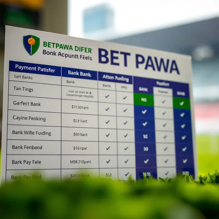Comparison chart of banks and alternative payment methods for BetPawa account funding