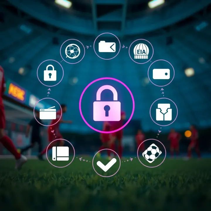 Illustration of secure payment icons representing safe and diverse payment methods on BetPawa BJ