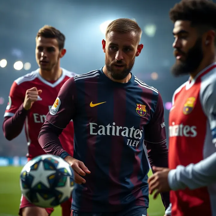 Detailed football match analysis with key team strategies and player performance