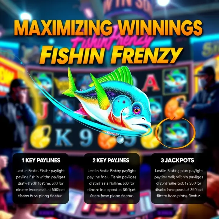 Graphical representation of winning strategy with highlighted paylines and jackpot potential in Fishin Frenzy