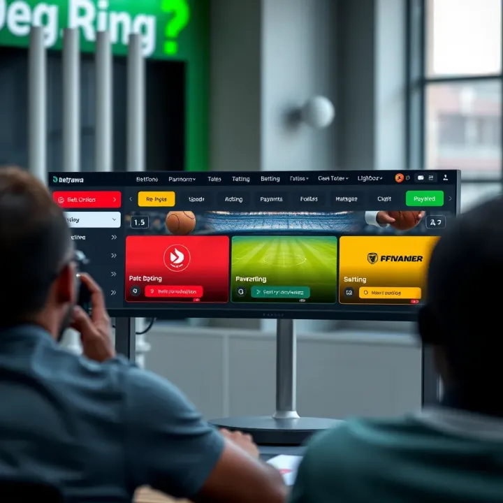 Display of BetPawa Ghana dashboard showcasing betting options and payment methods