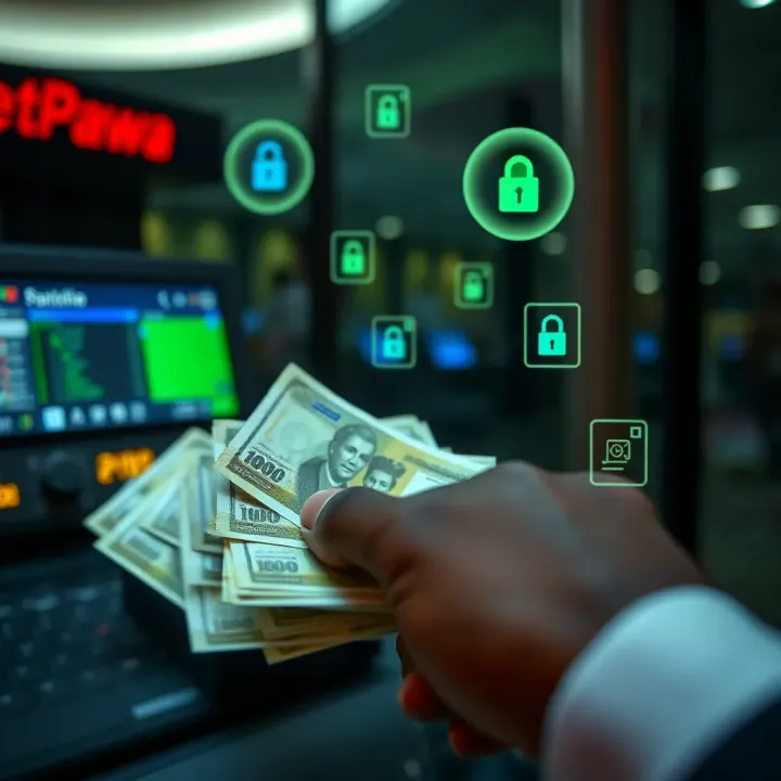 Secure payment methods featuring Nigerian naira currency and digital transaction icons