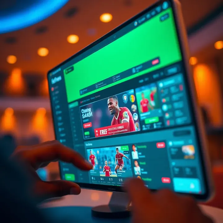 User interface of BetPawa sportsbook showing various sports and betting options on a digital device