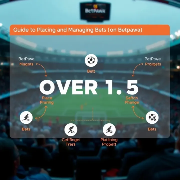 Visual diagram explaining how to place and manage bets on a sports betting platform