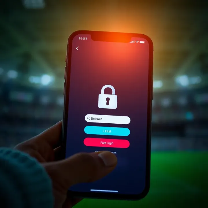 Secure login screen of BetPawa PWA highlighting data protection and quick access features