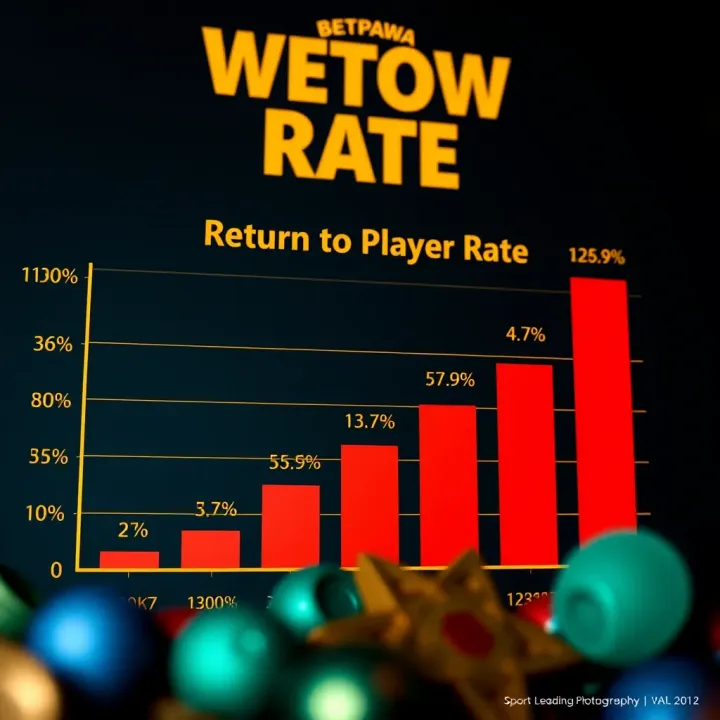 Graph comparing return to player percentages of various slot games on Betpawa platform