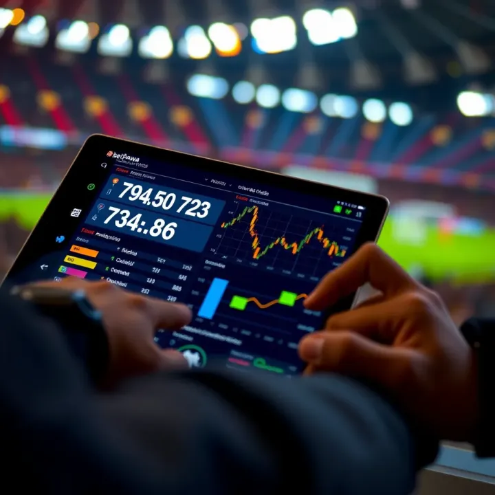 Strategic analysis of football match statistics on a digital device