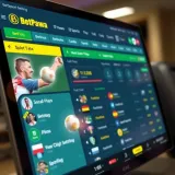 User interface of Betpawa platform displaying sports betting options