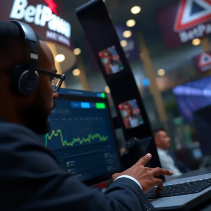 User navigating BetPawa platform to access bonus account features