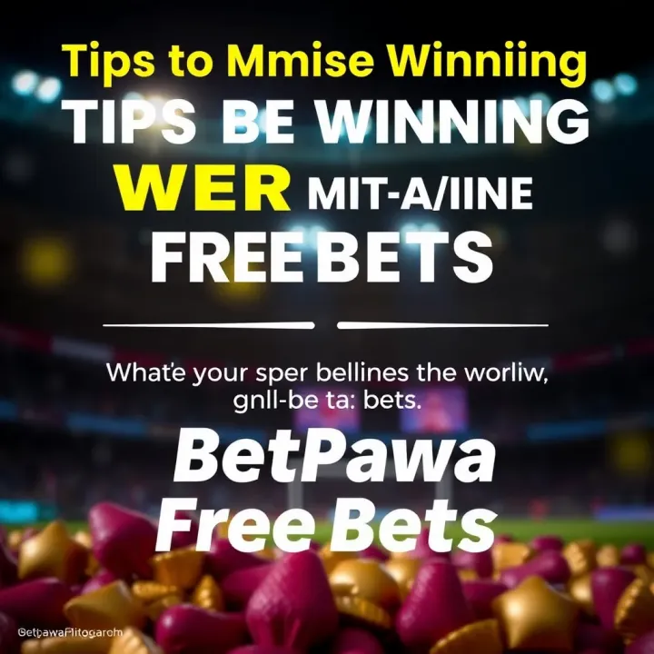 Graphic showing tips and tricks for maximizing winnings with BetPawa free bets