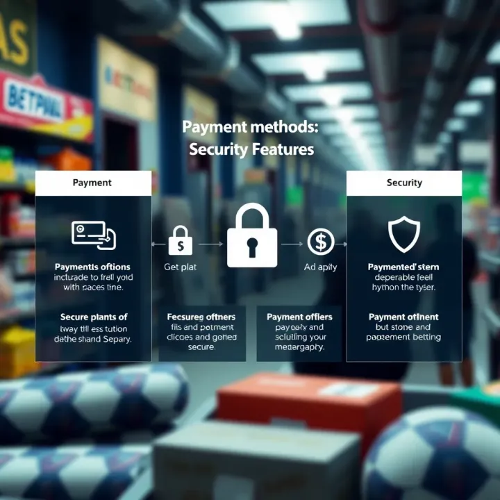 Payment Methods and Security Features on shop@betpawa Graphic illustrating secure payment options available on shop@betpawa for Nigerian users