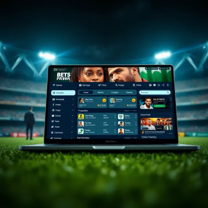 BetPawa homepage showcasing an easy-to-use interface for Nigerian users