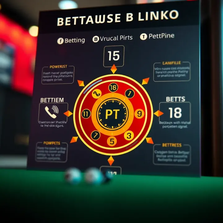 Diagram illustrating the concept of Betpawa Plinko signal with betting symbols and arrows