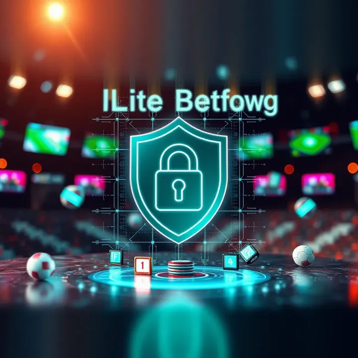 Digital security shield symbolizing safe betting transactions on Lite Betpawa platform
